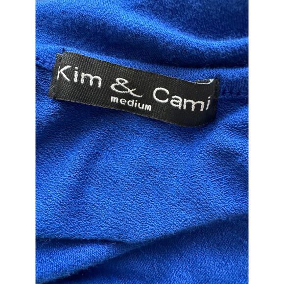 New ~ KIM & CAMI ~ ~Round Neck Cold Shoulder Blouse ~  Med - Picture 5 of 5